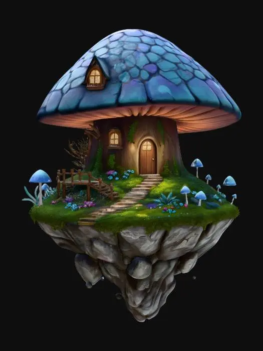 3D model for Floating Mushroom Haven