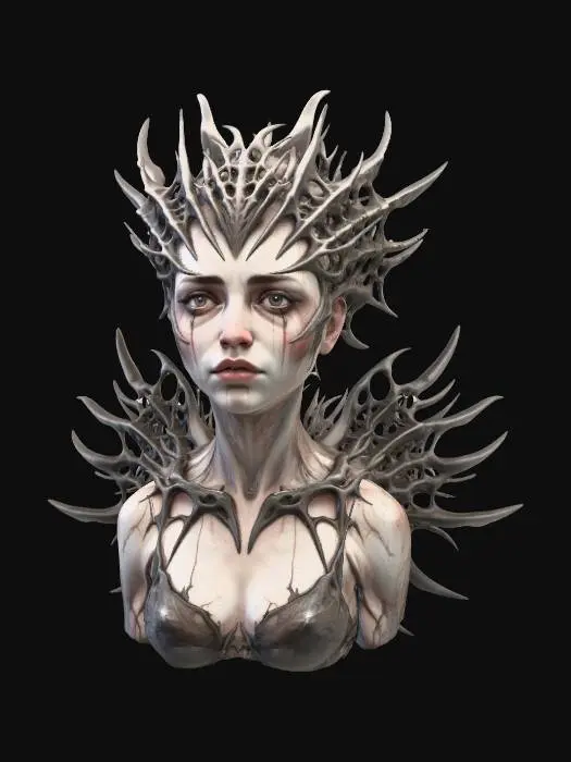 3D model for Thorned Elegance Bust