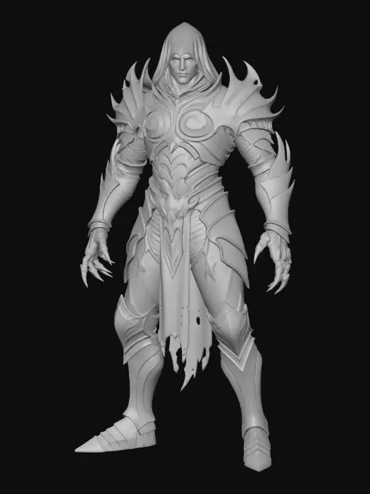 3D model for Obsidian Warden