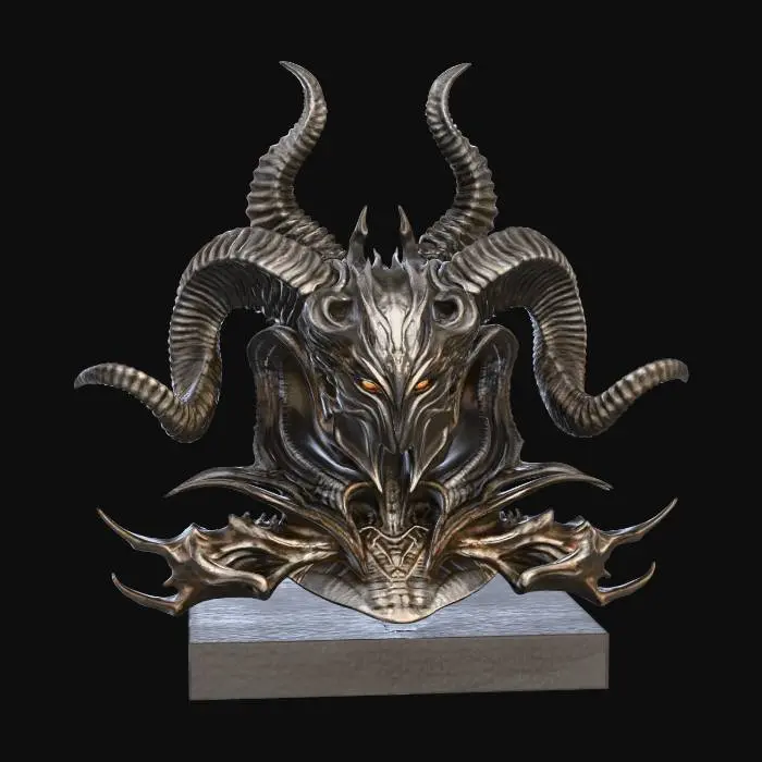 3D model for The Abyssal Guardian