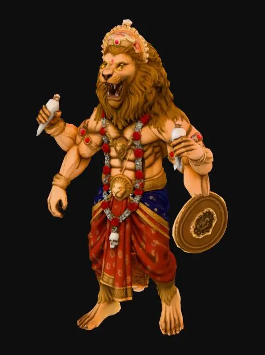 3D model for Divine Warrior Lion