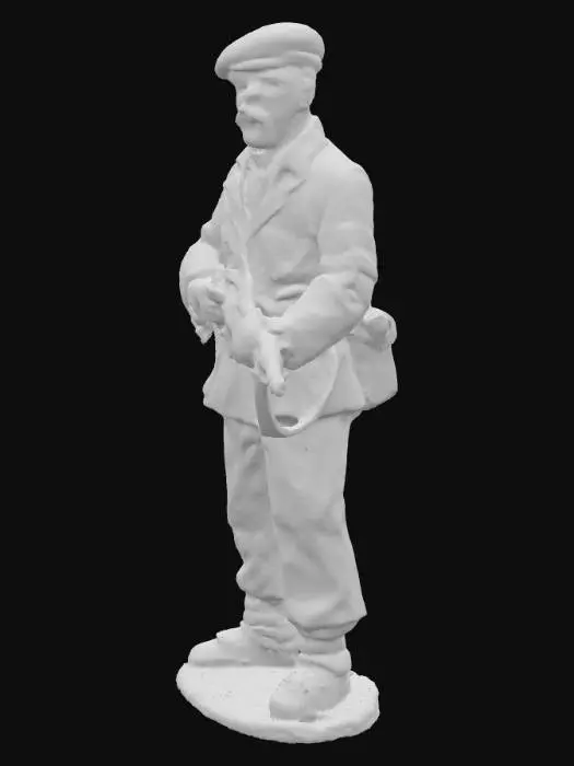 3D model for French Resistance Fighter Statue