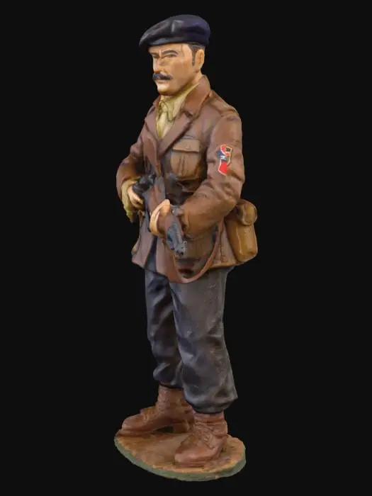 3D model for French Resistance Fighter Statue