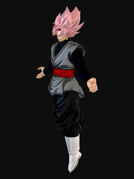 3D model for goku black