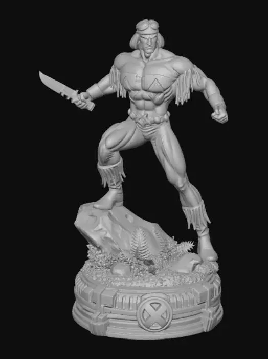 3D model for WARPATH - XMEN - BY RAIAL