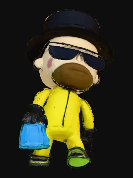 3D model for Chemist in Yellow Suit