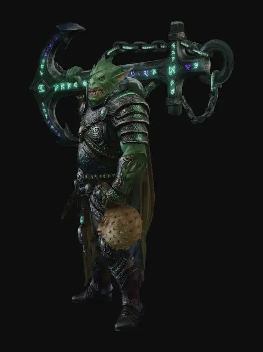 3D model for Skullbound Runehammer