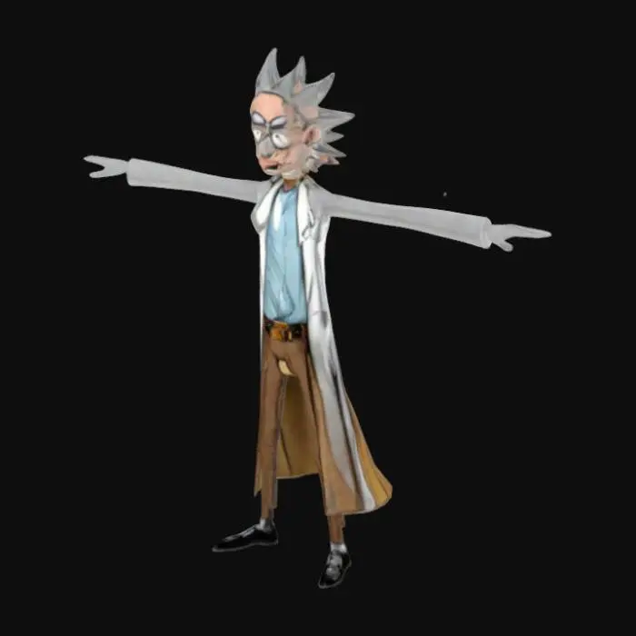 3D model for Rick's Pose
