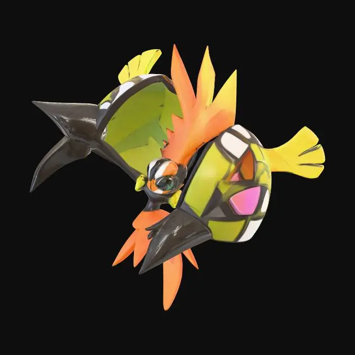 3D model for Tapu Koko