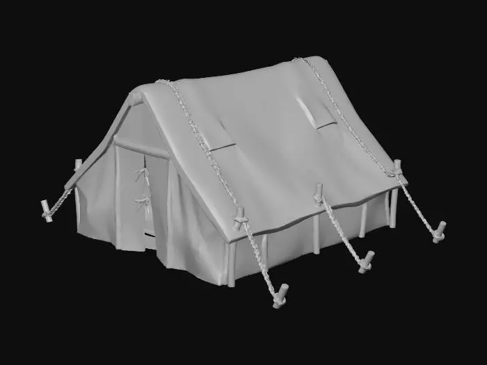 3D model for house_tent