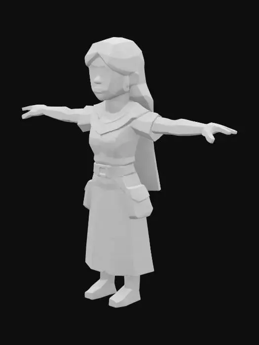 3D model for Kräuterfrau