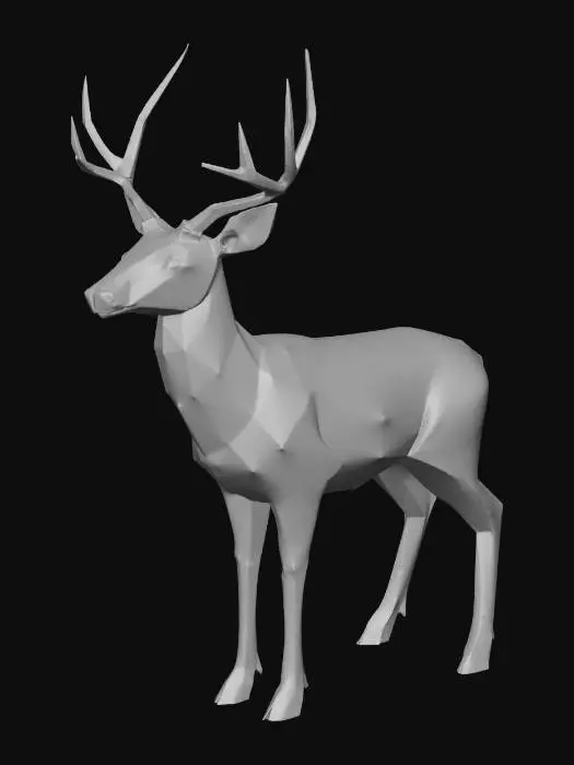 3D model for Deer_male