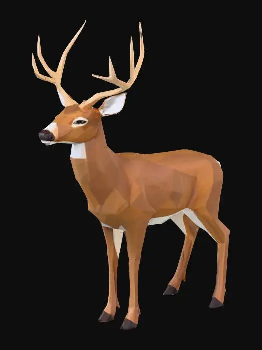 3D model for Deer_male