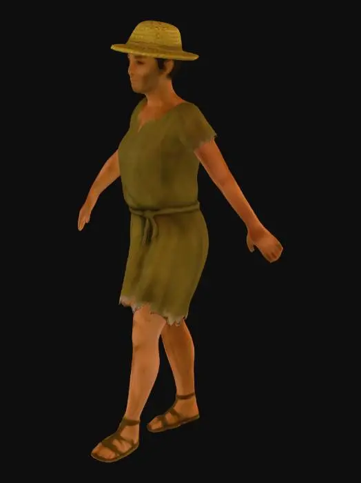 3D model for Farmhand's Attire