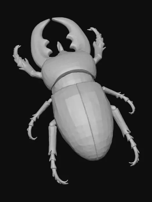 3D model for Golden Scarab Trophy