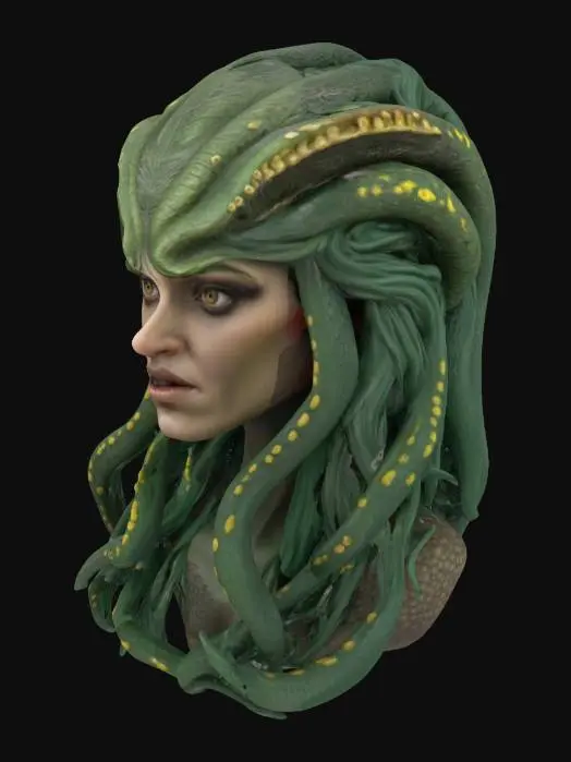 3D model for medusa
réaliste
