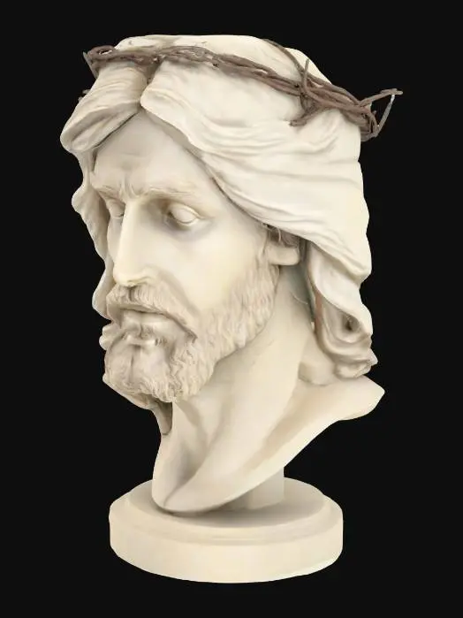 3D model for Buste du visage de Jésus , trés détaillé.