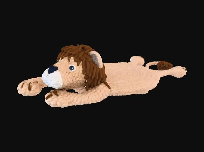 3D model for Cuddly Lion Rug