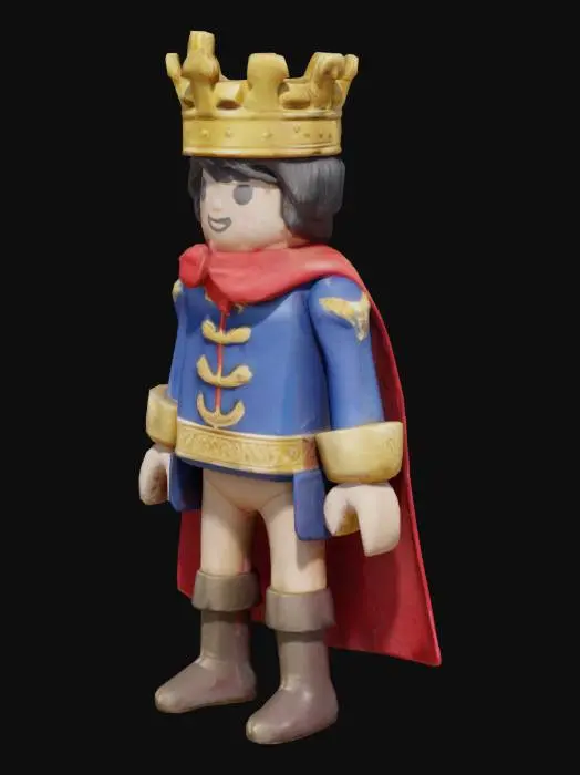 3D model for Playful Monarch