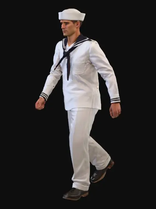 3D model for Sailor in Uniform
