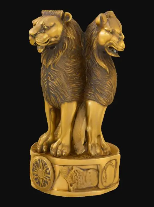 3D model for Lion Capital of Ashoka Replica, #emblem#
