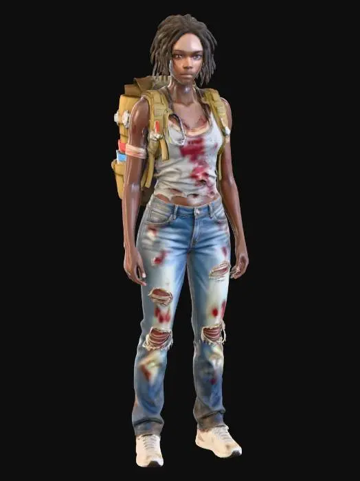 3D model for Naomi Rivers