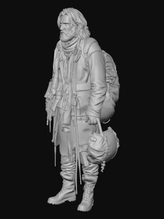 3D model for Silas Boone