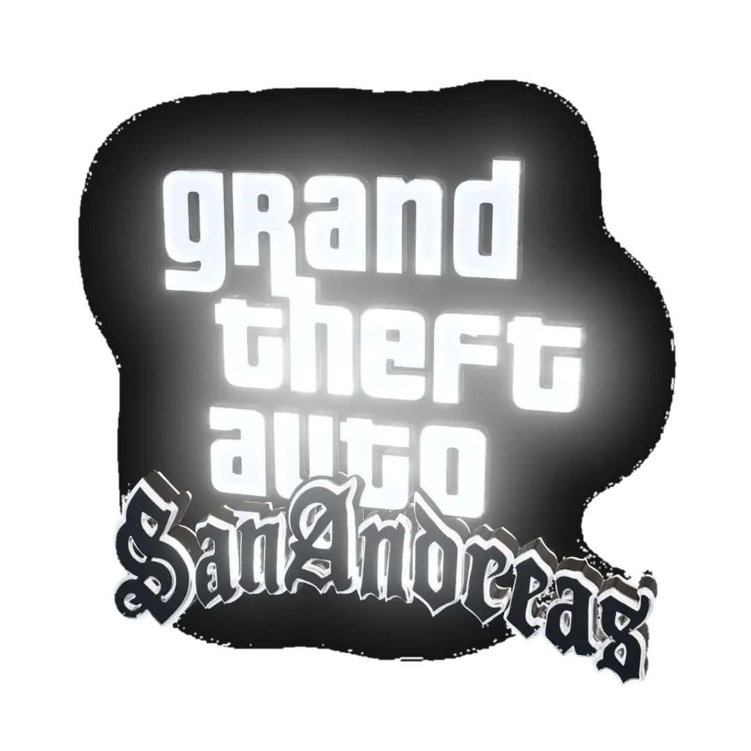 Grand Theft Auto: San Andreas - Rockstar 3D model, vytvořený pomocí AI