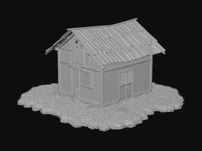 3D model for Realistic Old Filipino Bahay kubo that is not looking good