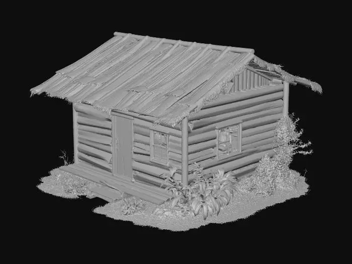 3D model for Realistic Old Filipino Bahay kubo that is not looking good