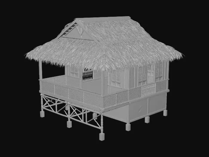 3D model for Bahay Kubo Structure