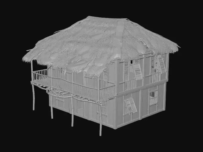 3D model for Rustic Retreat