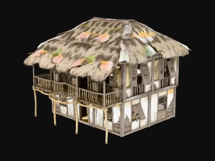 3D model for Rustic Retreat