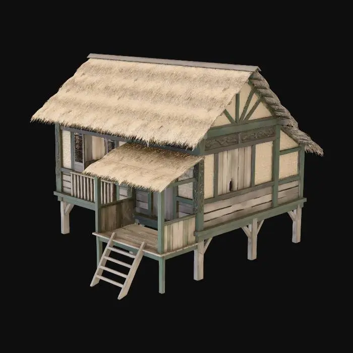 3D model for Traditional Hut