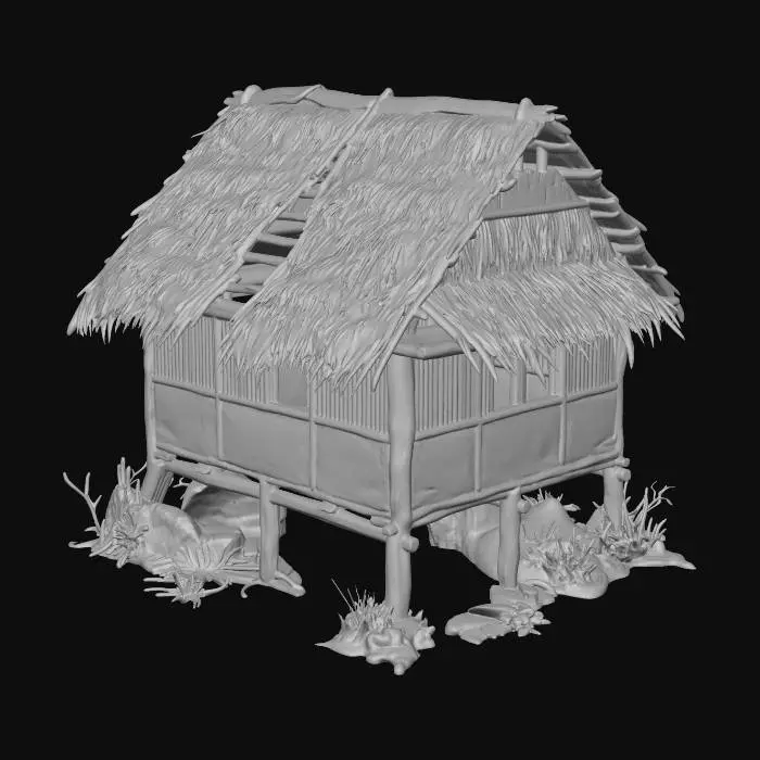 3D model for Forgotten Shelter