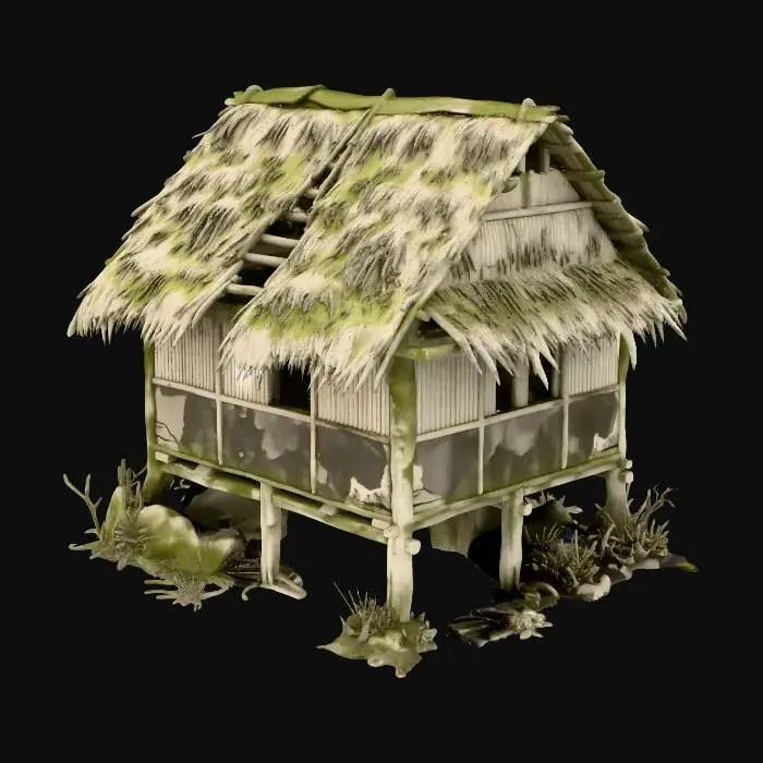 3D model for Forgotten Shelter