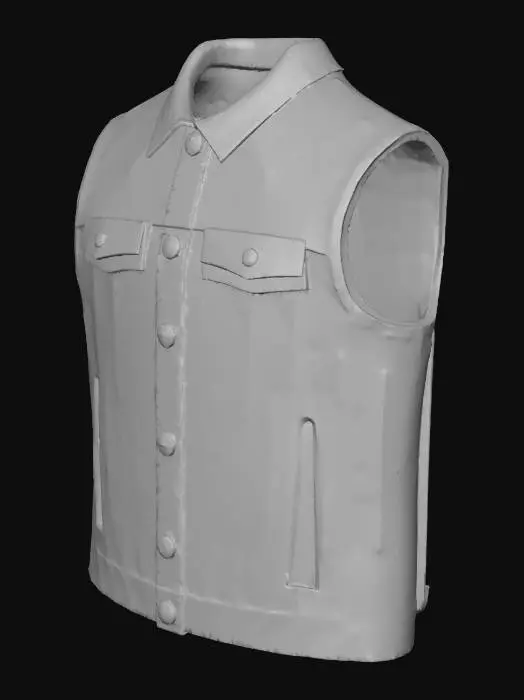 3D model for Patriotic Denim Vest