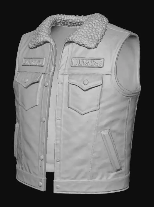 3D model for Vest with Patches