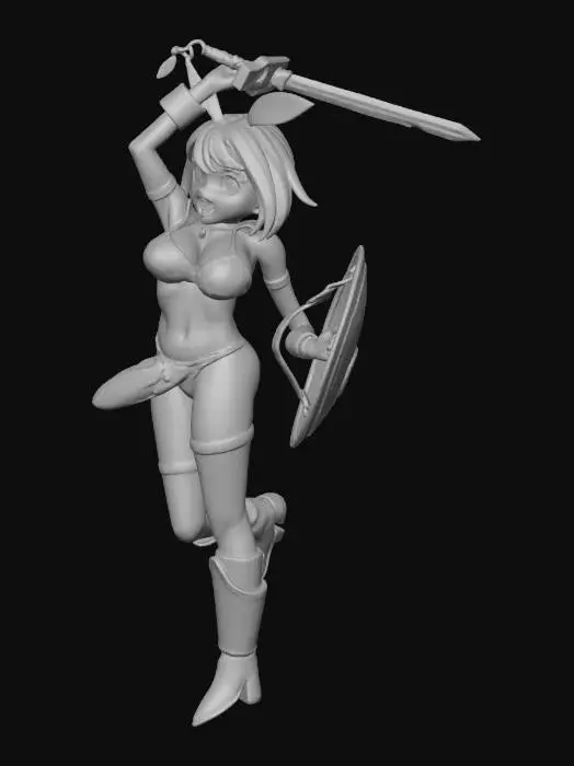 3D model for warrior spirit