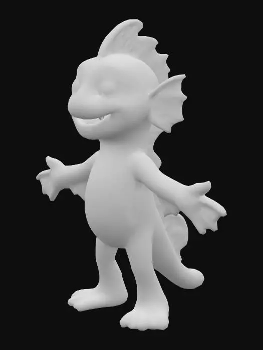 3D model for Friendly Sea Creature