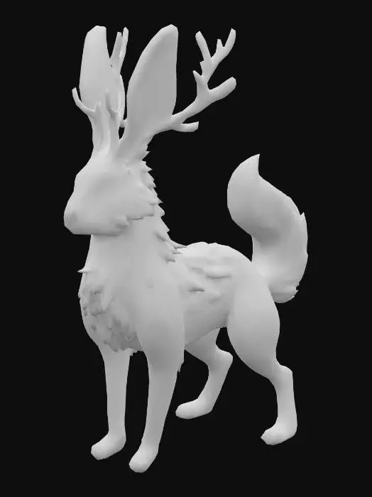 3D model for Forest Jackalope