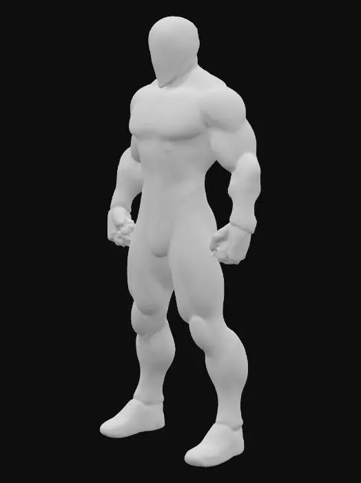 3D model for Voltstrike
A sleek, athletic hero in a black bodysuit with neon yellow lightning patterns that pulse with energy. Helmet is aerodynamic with a tinted visor shaped like a sharp V. Gauntlets crackle with electricity, leaving arcs in the air when he moves. Boots have small thruster vents for short bursts of speed.