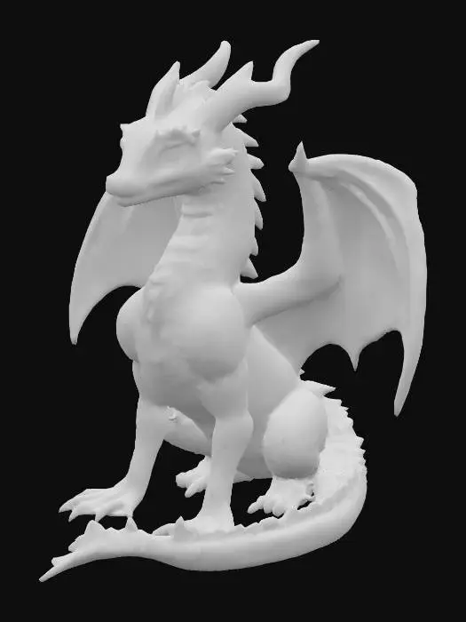 3D model for Starflame
A cosmic dragon with shimmering black scales dotted like a starfield. Horns and spines glow like constellations, and its wings ripple with galaxy patterns. Breath weapon is a beam of searing starlight. Its eyes swirl like miniature galaxies