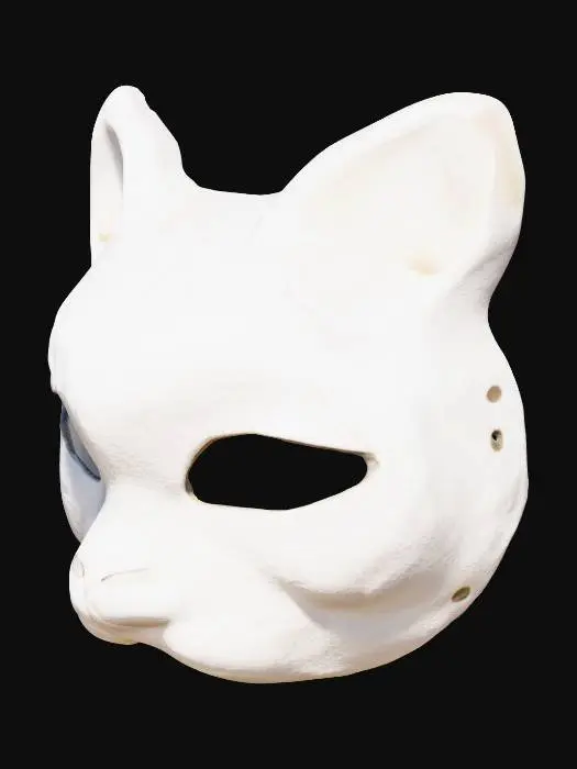 3D model for Cat Mask Silhouette