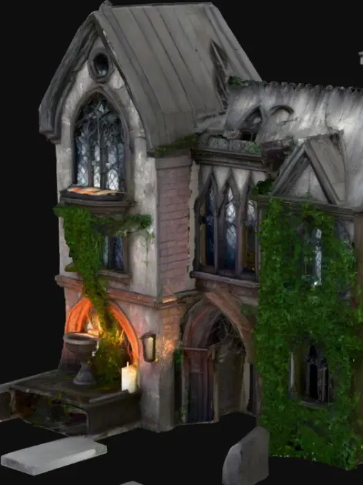 3D model for Abandoned Gothic House

“An abandoned gothic house with shattered stained-glass windows, twisted iron gates, glowing candles flickering inside, ivy covering the stone walls, lightning in the stormy sky, eerie atmosphere, photorealistic horror illustration”