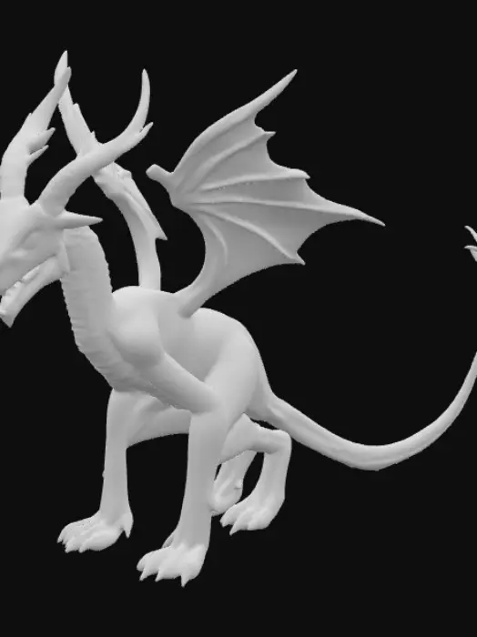 3D model for
“Full-body hybrid creature combining raven, serpent, and skeletal deer anatomy. Features: elongated serpentine neck, antlered skull with glowing eye sockets, feathered wings made of ethereal mist, and branded sigils etched into bone and scale. Style: mystical emo aesthetic, cinematic lighting, 3D printable topology.”
• Pose: crouched, ready to pounce
• Environment: ritual circle backdrop