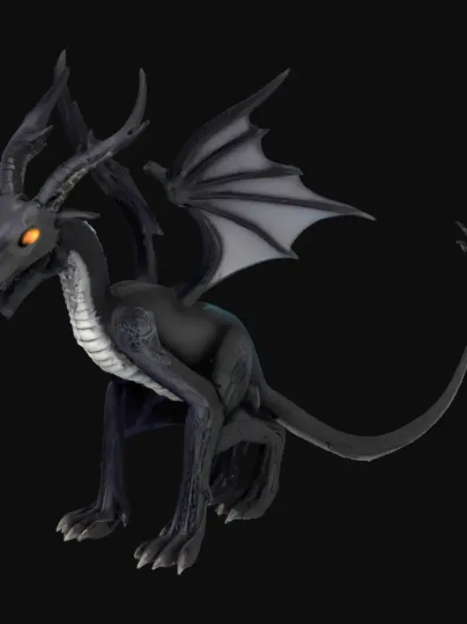 3D model for
“Full-body hybrid creature combining raven, serpent, and skeletal deer anatomy. Features: elongated serpentine neck, antlered skull with glowing eye sockets, feathered wings made of ethereal mist, and branded sigils etched into bone and scale. Style: mystical emo aesthetic, cinematic lighting, 3D printable topology.”
• Pose: crouched, ready to pounce
• Environment: ritual circle backdrop