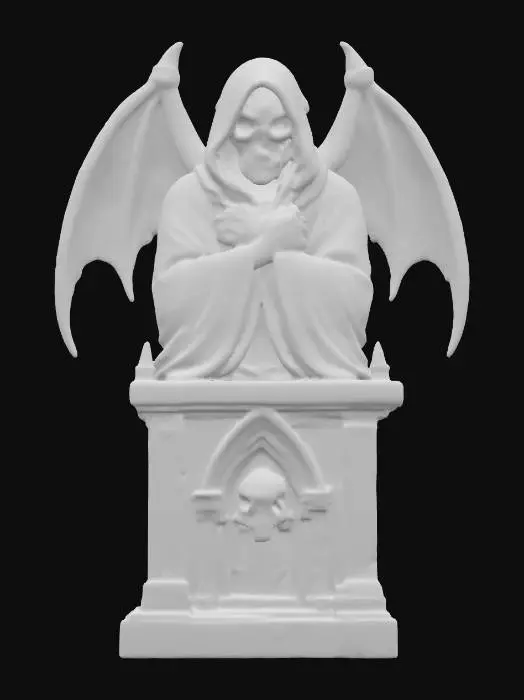 3D model for Contemplative Angel