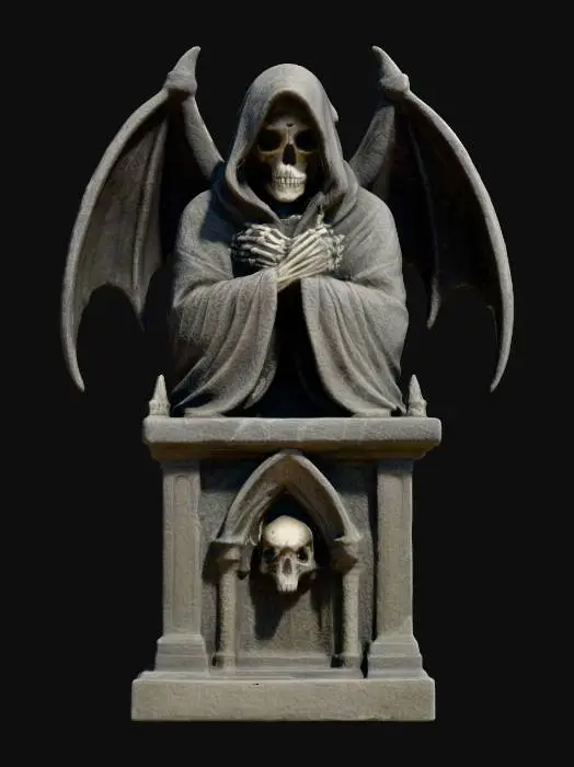 3D model for Contemplative Angel