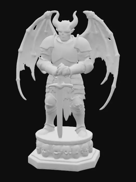3D model for Mouse Mage Statue